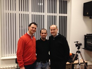 With Dorin Marc and Sorin Orcinschi        